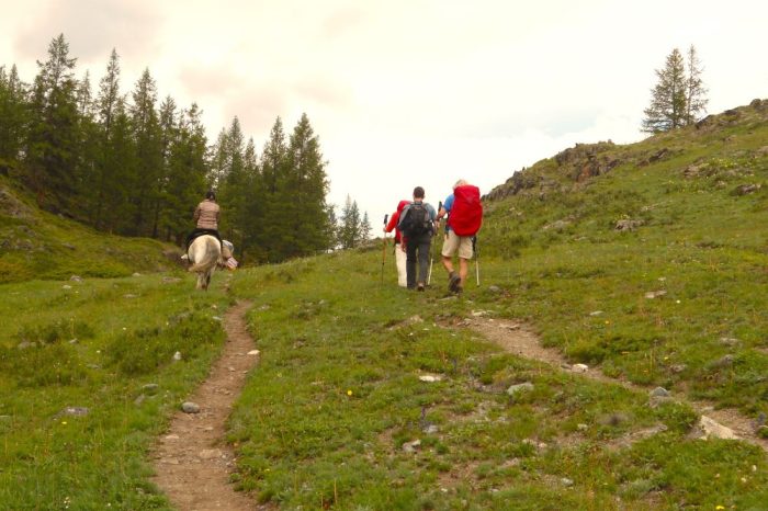 Trekking tour in western Mongolia